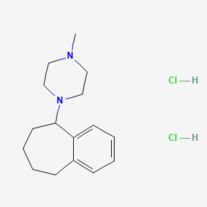 5-(4-Methylpiperazino)-6,7,8,9-tetrahydro-5H-benzocycloheptene dihydrochloride