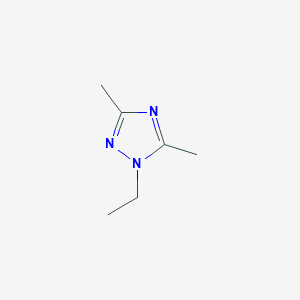 molecular formula C6H11N3 B14688497 1-Ethyl-3,5-dimethyl-1H-1,2,4-triazole CAS No. 32675-46-0