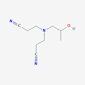 3,3'-[(2-Hydroxypropyl)azanediyl]dipropanenitrile