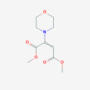 molecular formula C10H15NO5 B14688570 Dimethyl 2-(morpholin-4-yl)but-2-enedioate CAS No. 24432-42-6