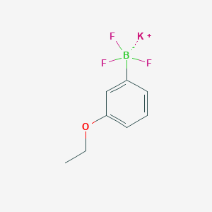 molecular formula C8H9BF3KO B1468858 钾 (3-乙氧苯基)三氟硼烷化物 CAS No. 1638533-83-1