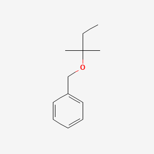 molecular formula C12H18O B14688580 {[(2-Methylbutan-2-yl)oxy]methyl}benzene CAS No. 27674-74-4