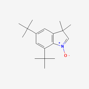 3H-Indole, 5,7-bis(1,1-dimethylethyl)-3,3-dimethyl-, 1-oxide