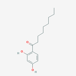 molecular formula C15H22O3 B14688613 1-(2,4-Dihydroxyphenyl)nonan-1-one CAS No. 27883-48-3