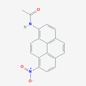 molecular formula C18H12N2O3 B14688674 Acetamide, N-(8-nitro-1-pyrenyl)- CAS No. 30269-05-7