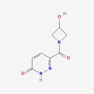 6-(3-Hydroxyazetidine-1-carbonyl)-2,3-dihydropyridazin-3-one