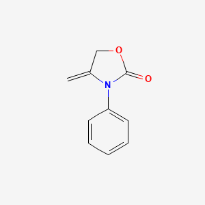 molecular formula C10H9NO2 B14688691 4-Methylidene-3-phenyl-1,3-oxazolidin-2-one CAS No. 31108-44-8