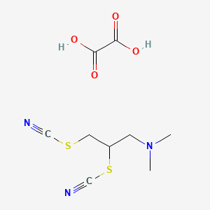 ((Dimethylamino)methyl)ethylene thiocyanate oxalate