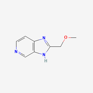molecular formula C8H9N3O B1468874 2-(methoxymethyl)-3H-imidazo[4,5-c]pyridine CAS No. 1339732-19-2