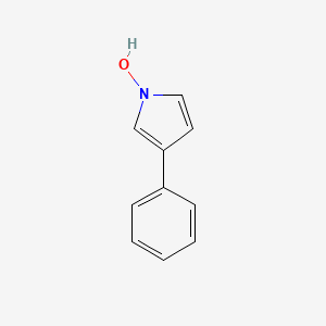 molecular formula C10H9NO B14688757 3-Phenyl-1H-pyrrol-1-ol CAS No. 34288-46-5