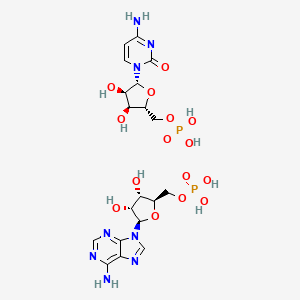 [(2R,3S,4R,5R)-5-(4-amino-2-oxopyrimidin-1-yl)-3,4-dihydroxyoxolan-2-yl]methyl dihydrogen phosphate;[(2R,3S,4R,5R)-5-(6-aminopurin-9-yl)-3,4-dihydroxyoxolan-2-yl]methyl dihydrogen phosphate