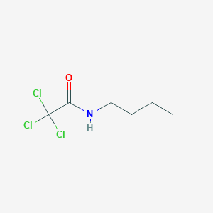 molecular formula C6H10Cl3NO B14688779 Acetamide, N-butyl-2,2,2-trichloro- CAS No. 31464-96-7