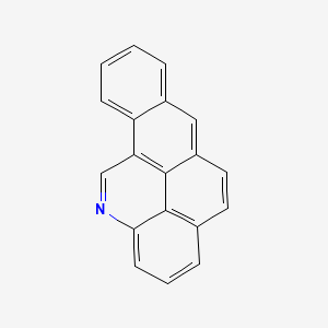 molecular formula C19H11N B14688793 17-azapentacyclo[10.6.2.02,7.09,19.016,20]icosa-1(19),2,4,6,8,10,12(20),13,15,17-decaene CAS No. 24496-65-9