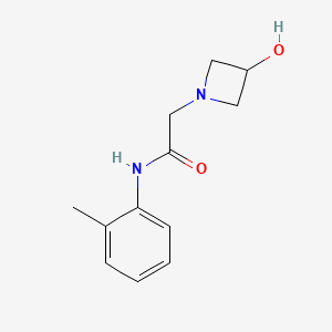 molecular formula C12H16N2O2 B1468880 2-(3-hydroxyazetidin-1-yl)-N-(2-methylphenyl)acetamide CAS No. 1343717-27-0