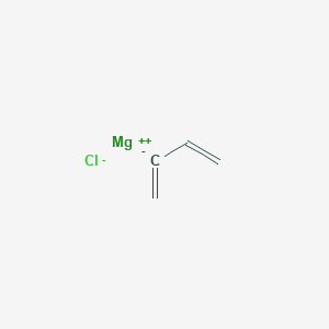 molecular formula C4H5ClMg B14688824 Magnesium, chloro(1-methylene-2-propenyl)- CAS No. 32657-89-9