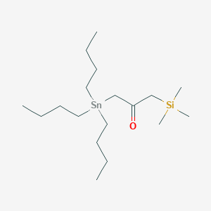 1-(Tributylstannyl)-3-(trimethylsilyl)propan-2-one