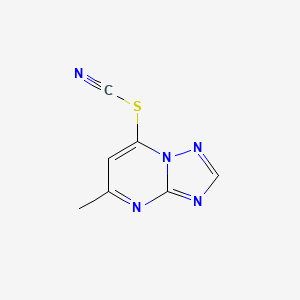 5-Methyl[1,2,4]triazolo[1,5-a]pyrimidin-7-yl thiocyanate