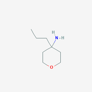 molecular formula C8H17NO B1468884 4-Propyltetrahydro-2H-pyran-4-amine CAS No. 1342854-51-6