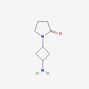 1-(3-Aminocyclobutyl)pyrrolidin-2-one