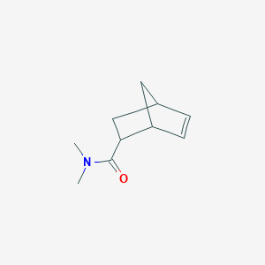 molecular formula C10H15NO B14688851 N,N-Dimethylbicyclo[2.2.1]hept-5-ene-2-carboxamide CAS No. 25171-46-4