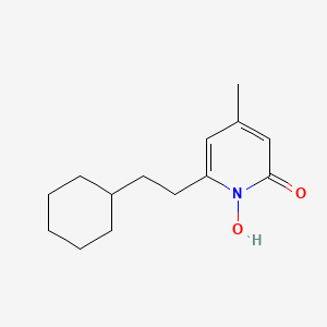 6-(2-Cyclohexylethyl)-1-hydroxy-4-methylpyridin-2(1H)-one