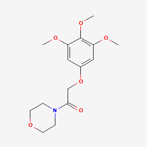 Morpholine, 4-((3,4,5-trimethoxyphenoxy)acetyl)-