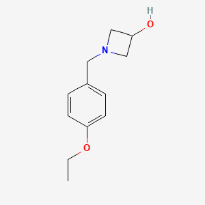 molecular formula C12H17NO2 B1468893 1-[(4-Ethoxyphenyl)methyl]azetidin-3-ol CAS No. 1339054-92-0