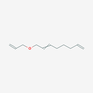 molecular formula C11H18O B14688931 8-[(Prop-2-en-1-yl)oxy]octa-1,6-diene CAS No. 25016-95-9