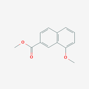 molecular formula C13H12O3 B14688994 Methyl 8-methoxynaphthalene-2-carboxylate CAS No. 33295-54-4