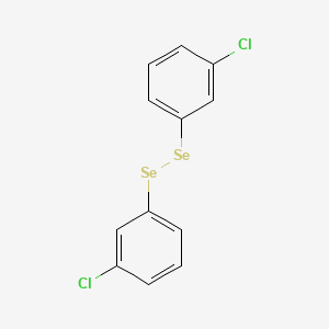 molecular formula C12H8Cl2Se2 B14688995 Diselenide, bis(3-chlorophenyl) CAS No. 30389-55-0