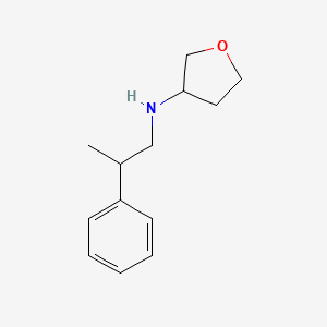 N-(2-phenylpropyl)oxolan-3-amine