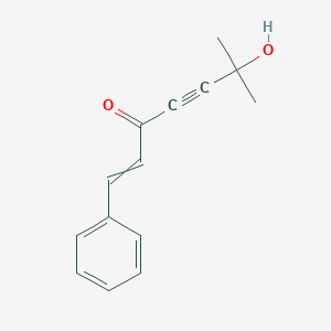 6-Hydroxy-6-methyl-1-phenylhept-1-en-4-yn-3-one