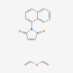 ethenoxyethene;1-naphthalen-1-ylpyrrole-2,5-dione