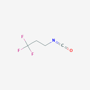 molecular formula C4H4F3NO B1468909 1,1,1-Trifluoro-3-isocyanatopropane CAS No. 406-97-3