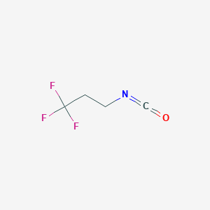 molecular formula C4H4F3NO B1468909 1,1,1-Trifluoro-3-isocianatopropano CAS No. 406-97-3