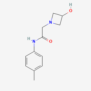 molecular formula C12H16N2O2 B1468911 2-(3-hydroxyazetidin-1-yl)-N-(4-methylphenyl)acetamide CAS No. 1339860-99-9
