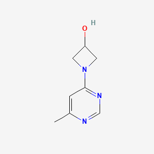 molecular formula C8H11N3O B1468913 1-(6-Methylpyrimidin-4-yl)azetidin-3-ol CAS No. 1341845-62-2