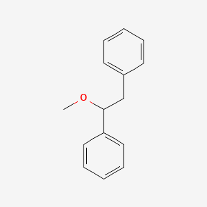 Benzene, 1,1'-(1-methoxy-1,2-ethanediyl)bis-