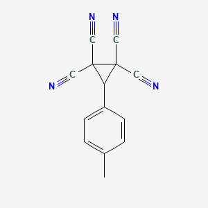 3-(4-Methylphenyl)cyclopropane-1,1,2,2-tetracarbonitrile