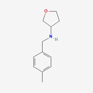 molecular formula C12H17NO B1468917 N-[(4-methylphenyl)methyl]oxolan-3-amine CAS No. 1340583-75-6