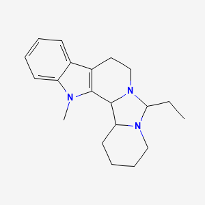 9-ethyl-20-methyl-8,10,20-triazapentacyclo[11.7.0.02,10.03,8.014,19]icosa-1(13),14,16,18-tetraene