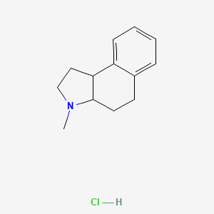 1,2,3a,4,5,9b-Hexahydro-3-methyl-3H-benz(e)indole, hydrochloride