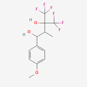 1,3-BUTANEDIOL, 1-(p-ANISYL)-2-METHYL-4,4,4-TRIFLUORO-3-(TRIFLUOROMETHYL)-