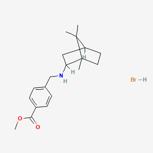 (+-)-endo-alpha-(2-Bornylamino)-p-toluic acid methyl ester hydrobromide