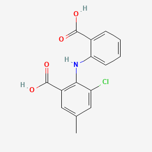 2-(o-Carboxyanilino)-3-chloro-o-toluic acid