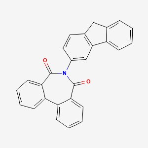 6-(9h-Fluoren-3-yl)-5h-dibenzo[c,e]azepine-5,7(6h)-dione