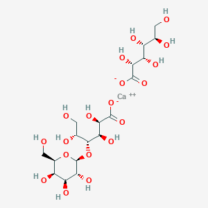 molecular formula C18H32CaO19 B14689309 Calcium hexonate 4-O-hexopyranosylhexonate (1/1/1) CAS No. 31959-85-0