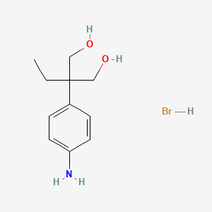 1,3-Propanediol, 2-(p-aminophenyl)-2-ethyl-, hydrobromide