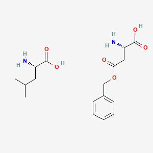 (2S)-2-amino-4-methylpentanoic acid;(2S)-2-amino-4-oxo-4-phenylmethoxybutanoic acid