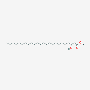 molecular formula C25H50O3 B14689411 Methyl 3-hydroxytetracosanoate CAS No. 35007-10-4